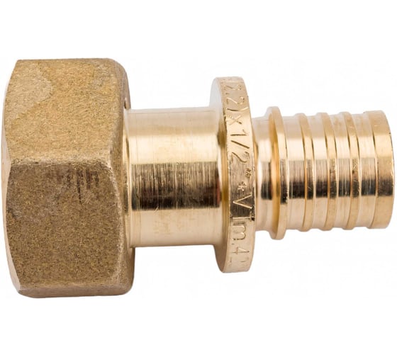 Надвижной соединитель VALTEC с накидной гайкой, 16х2.2х1/2 VTm.422.BG.001604