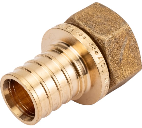 Надвижной соединитель VALTEC с накидной гайкой, 20х2.8х1/2 VTm.422.BG.002004