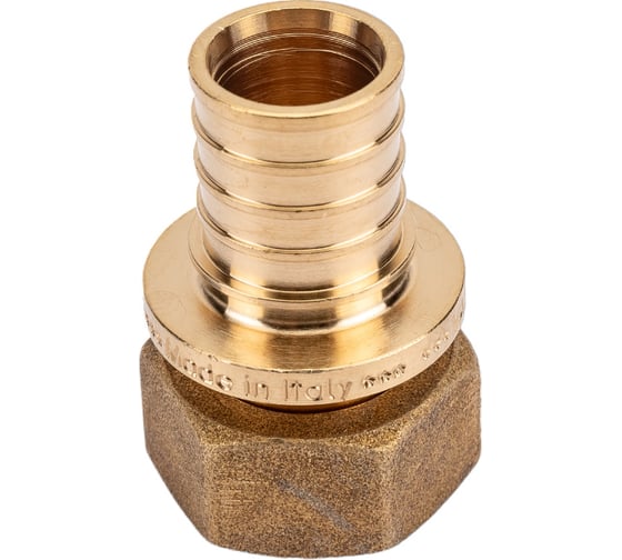 Надвижной соединитель VALTEC с накидной гайкой, 20х2.8х1/2 VTm.422.BG.002004