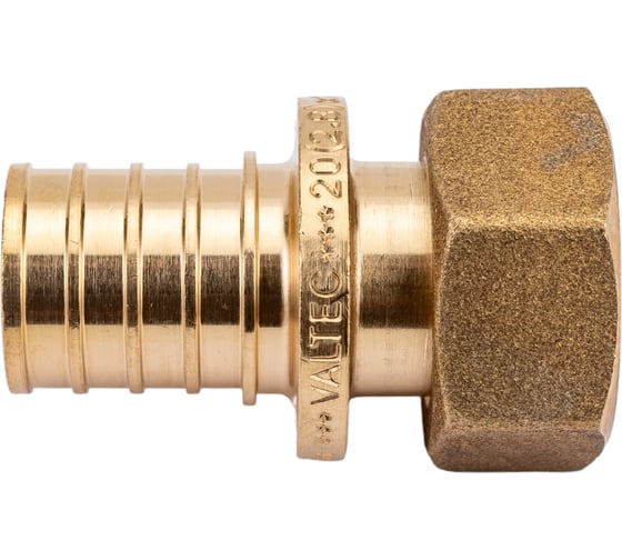 Надвижной соединитель VALTEC с накидной гайкой, 20х2.8х1/2 VTm.422.BG.002004
