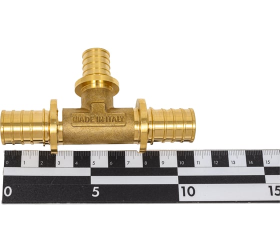 Надвижной тройник VALTEC переходной, 25х3.5-20х2.8-25х3.5 VTm.431.BG.252025