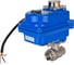 Кран шаровой DN.ru КШМП.316.230-ISO Ду10 Ру63 с электроприводом 003 blue 12В D160-13435 1