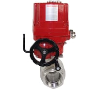 Кран шаровой DN.ru КШМП.316.230-ISO Ду10 Ру63 с электроприводом EX-010 380В D160-13427
