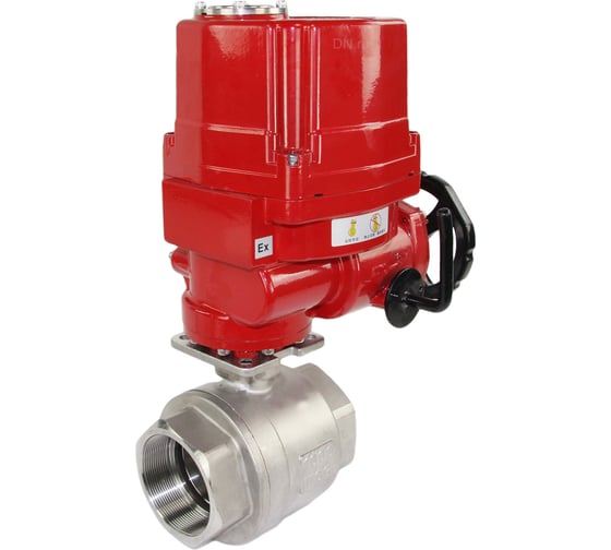 Кран шаровой DN.ru КШМП.316.230-ISO Ду25 Ру63 с электроприводом EX-010 380В D160-00171