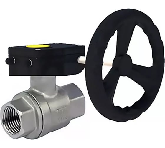 Кран шаровой DN.ru КШМП.316.230-ISO Ду65 Ру40 с редуктором HAM-1 D160-14378 1