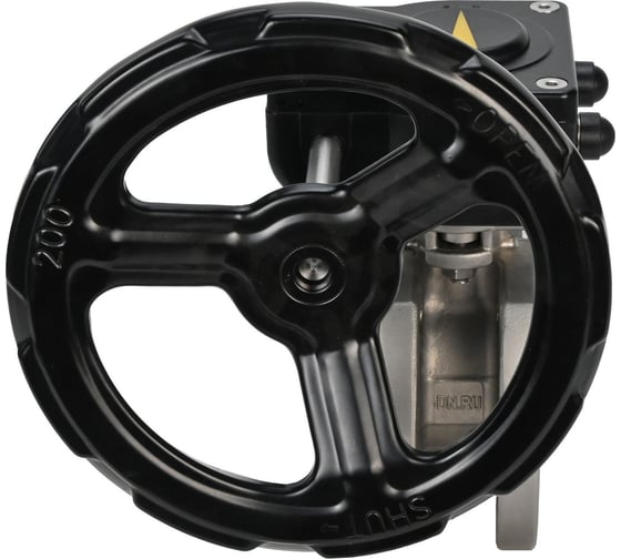 Шаровой кран DN.ru КШмФП.316.200 Ду100 Ру16 редуктор HAM-3 D160-12940
