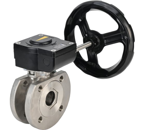 Шаровой кран DN.ru КШмФП.316.200 Ду100 Ру16 редуктор HAM-3 D160-12940