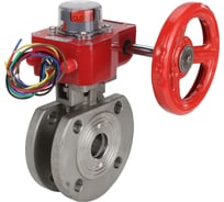 Шаровой кран DN.ru КШмФП.316.200 Ду20 Ру16 редуктор HGBF-1 D160-12952