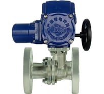 Шаровой кран DN.ru КШмФП.316.200 Ду100 Ру16, электропривод QT-W (M) EX-020 380В D160-16543