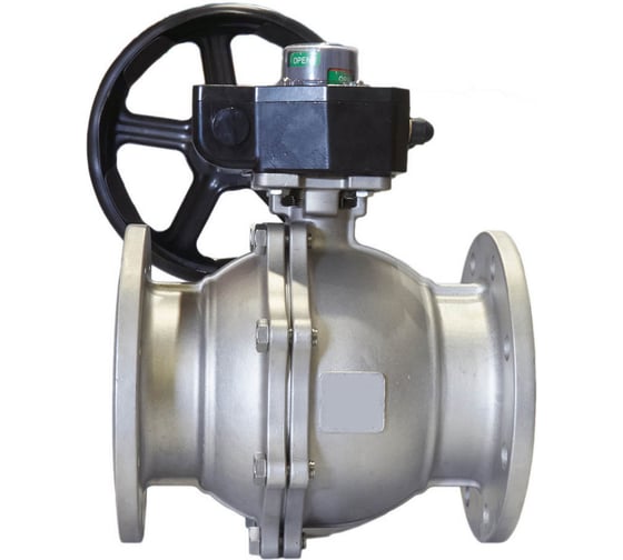 Шаровой кран DN.ru КШФП.316.200 Ду200 Ру16 с редуктором HGB-4 D160-12917
