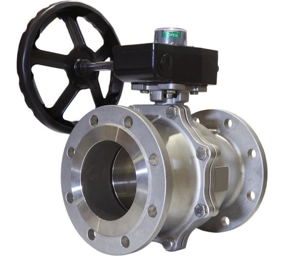 Шаровой кран DN.ru КШФП.316.200 Ду200 Ру16 с редуктором HGB-4 D160-12917