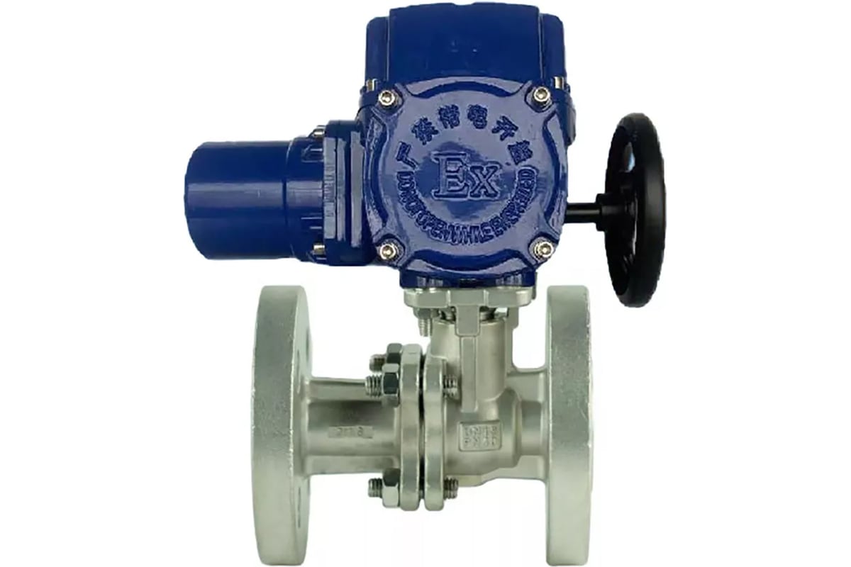 Кран шаровый DN.ru КШмФП-ISO Ду25 Ру16, электропривод 220В D160-16510 ...