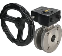 Шаровой кран DN.ru КШмФП.316.200 Ду25 Ру16 редуктор HAM-1 D160-12934