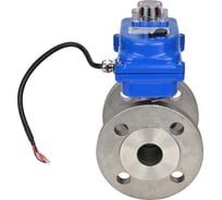 Шаровой кран DN.ru КШФП.316.200 Ду25 Ру40 с электроприводом 003 blue 12В D160-12804