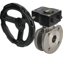 Шаровой кран DN.ru КШмФП.316.200 Ду65 Ру16 редуктор HAM-1 D160-12938