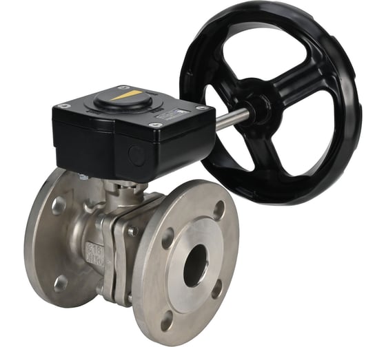 Шаровой кран DN.ru КШФП.316.200 Ду250 Ру16 с редуктором HAM-5 D160-12905