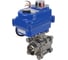Кран шаровой DN.ru КШПП 316.200-ISO Ду10 Ру63 с электроприводом 003 blue 220В D160-12710 2