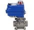 Кран шаровой DN.ru КШПП 316.200-ISO Ду10 Ру63 с электроприводом 003 blue 220В D160-12710 3