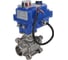 Кран шаровой DN.ru КШПП 316.200-ISO Ду10 Ру63 с электроприводом 003 blue 220В D160-12710 6