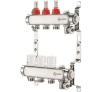 Группа коллекторов Aquasfera нержавеющая сталь, с расходомерами 1" м/м 8в 3/4" ЕК н/р выпускной клапан 9501-07 129-6949