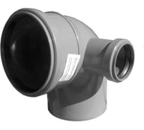 Отвод Sinikon ПП D110x50x87 с правым патрубком 554003.Е