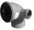 Отвод Sinikon ПП D110x50x87 с правым патрубком 554003.Е 1
