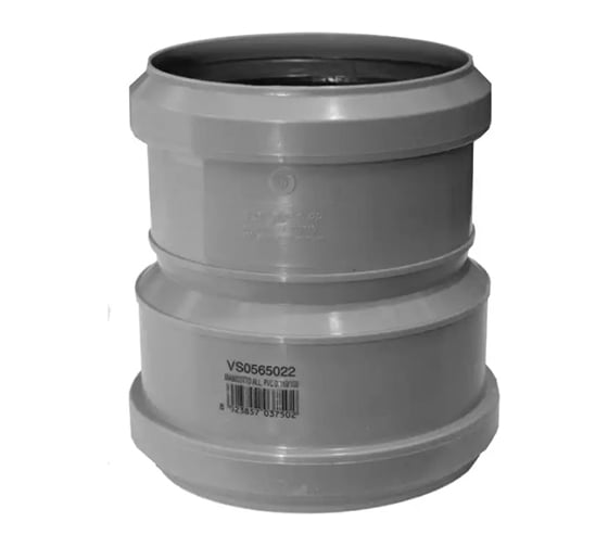 Соединительная двойная муфта Sinikon ПП ПВХ D110x100 Valsir 565022 1
