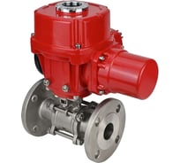 Шаровой кран DN.ru КШФПТ-ISO.304.180 Ду100 Ру16 с электроприводом QT-W (M) EX-030 380В D160-16584