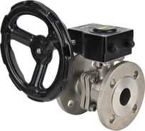 Шаровой кран DN.ru КШФП.316.200 Ду65 Ру16 с редуктором HAM-1 D160-12899