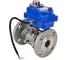 Шаровой кран DN.ru КШФПТ-ISO.304.180 Ду20 Ру40 с электроприводом 003 blue 24В D160-12771 1