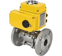 Шаровой кран DN.ru КШФПТ-ISO.304.180 Ду20 Ру40 с электроприводом 003 blue 24В D160-13396