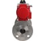 Шаровой кран DN.ru КШФПТ-ISO.316.180 Ду20 Ру40 с пневмоприводом D160-10074 5