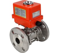 Шаровой кран DN.ru КШФПТ-ISO.304.180 Ду25 Ру40 с электроприводом QT-003-MINI 220В D160-09970