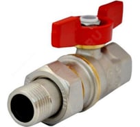 Шаровой кран Giacomini латунь, никель, Ду 25, Ру 35, ВР R919X007 007-0961