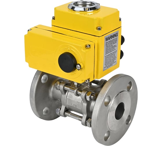 Шаровой кран DN.ru КШФПТ-ISO.304.180 Ду32 Ру40 с электроприводом QT-005 24В D160-10001 1