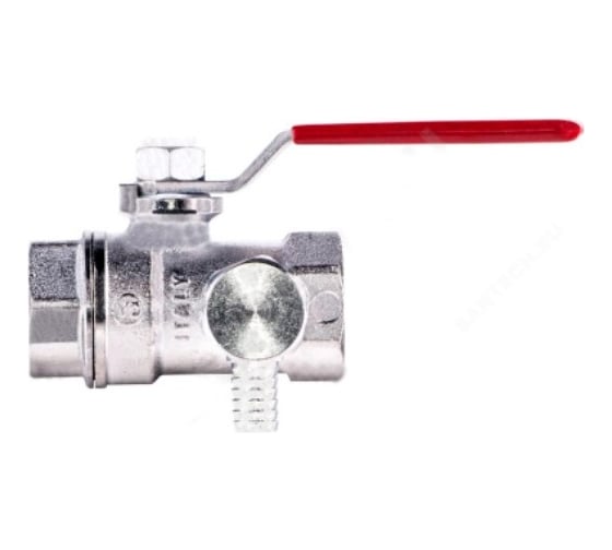 Шаровой кран Giacomini латунь, со спускником R250SX004 007-0873