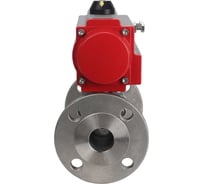 Шаровой кран DN.ru КШФПТ-ISO.316.180 Ду32 Ру40 с пневмоприводом D160-10058