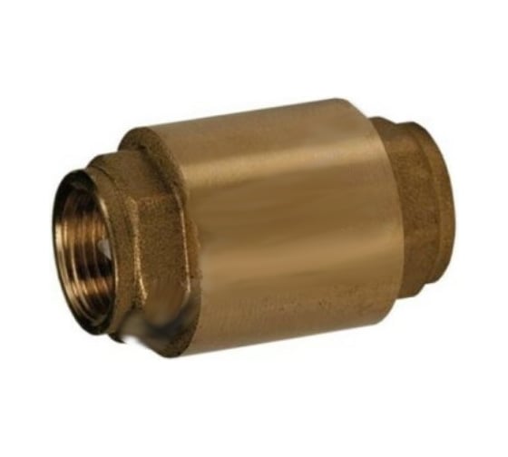 Обратный клапан Giacomini латунь, осевой, R 60, Ду 15, Ру 35, Тмакс 110 оС, ВР G1/2 R60Y033 019-0899 1