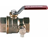 Шаровой кран Giacomini со спускником R910S Ду 15 Ру42 ВР G1/2 R910SX003 007-7776