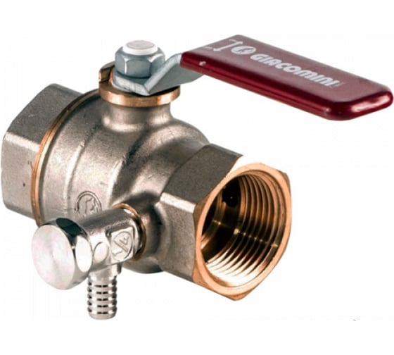 Шаровой кран Giacomini со спускником R910S Ду 15 Ру42 ВР G1/2 R910SX003 007-7776