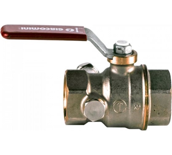 Шаровой кран Giacomini со спускником R910S Ду 15 Ру42 ВР G1/2 R910SX003 007-7776