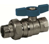 Шаровой кран Giacomini латунь хромированная R859 Ду32 Ру28 ВР американка R859X349 107-4546