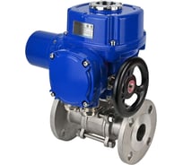 Шаровой кран DN.ru КШФПТ-ISO.316.180 Ду65 Ру25 с электроприводом QT-W (M)-010 220В D160-16591