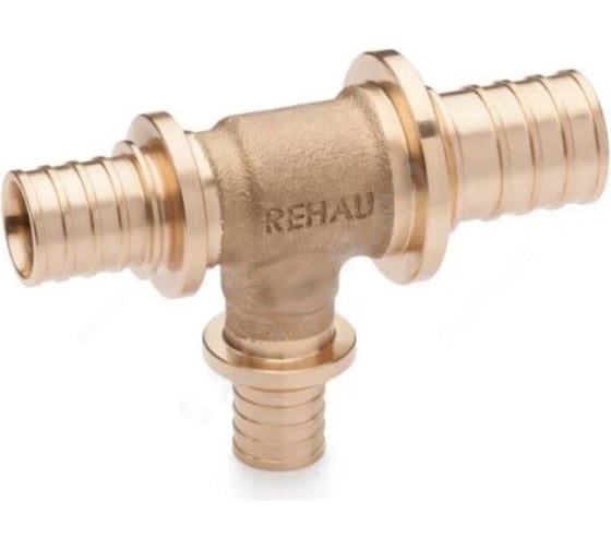 Тройник REHAU с уменьшенным боковым и торцевым проходами 32-25-25 PLATINUM RX 13777461001