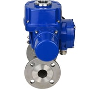 Шаровой кран DN.ru КШФПТ-ISO.304.180 Ду80 Ру25 с электроприводом QT-W (M)-020 220В D160-16556
