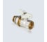 Кран шаровой латунный Aquasfera 1127 Standard никелированный, Ду20, Ру30, муфта/американка, полнопроходной, бабочка 1127-02 107-8065 6