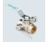 Кран шаровой латунный со спускником Aquasfera 1112 Standard Ду20, Ру30, муфта/муфта, полнопроходной, рычаг 1112-02 107-7418 8