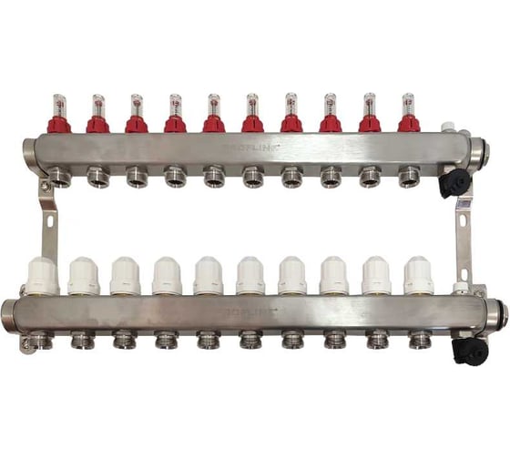 Коллекторный блок с расходомерами PROFLINE 10 выходов 1x3/4 УТ-00049407 1