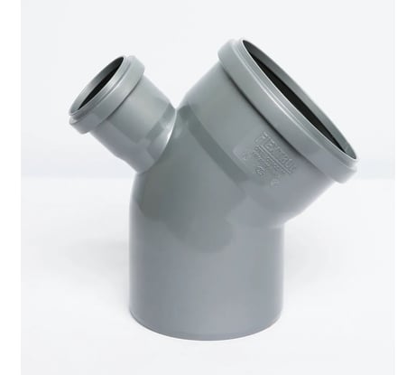 Спецотвод для внутренней канализации Flextron D 110 мм, 50/45 градусов (вверх) 148068