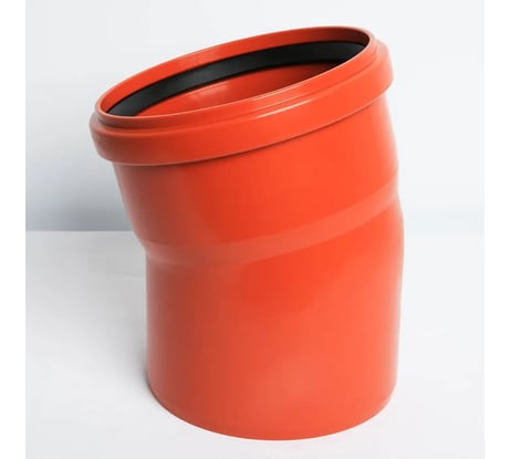 Отвод для наружной канализации Flextron D 160 мм, 15 градусов 148110